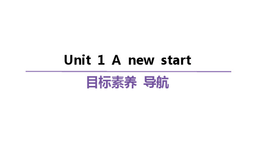 外研版(2024)七年级上册Unit 1 A new start 知识点课件(共96张PPT)