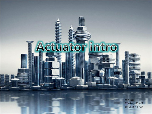 Actuator(音圈马达,VCM) intro-