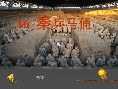语文A版五年级语文下册《秦兵马俑》ppt课件