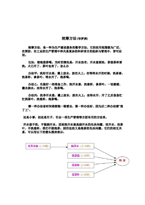 统筹方法