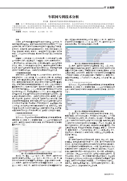 车联网专利技术分析