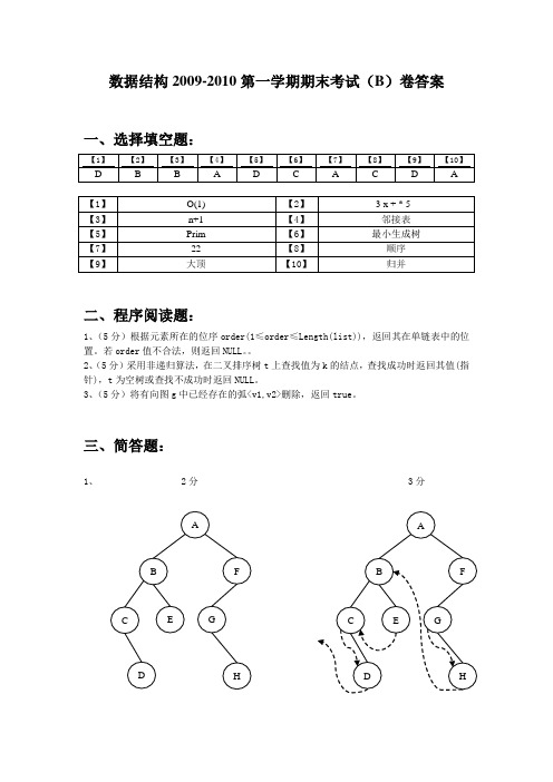 B卷答案