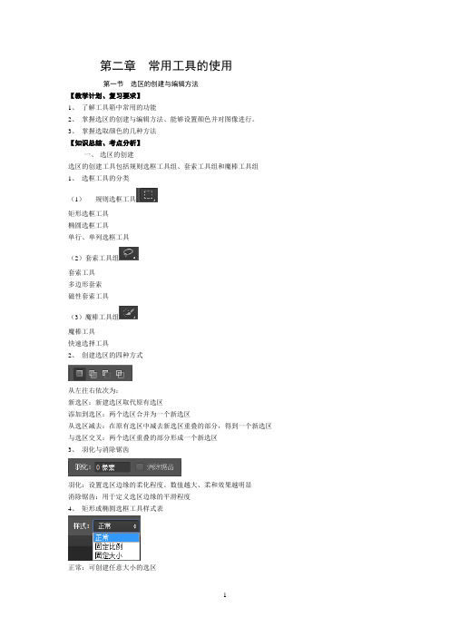 第二章ps常用工具软件教程精讲与配套练习