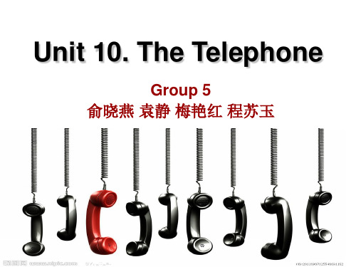 大学英语精读 第四册 Unit 10 The Telephone讲解