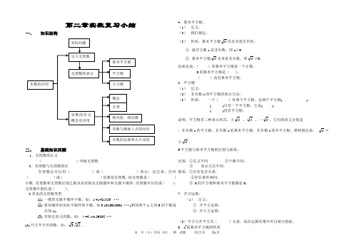 第二章实数复习小结