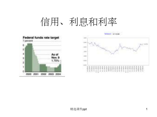 《信用和利率》PPT课件