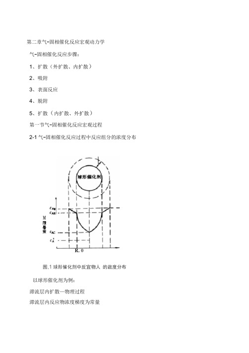 第二章-气固相催化反应宏观动力学-第四版