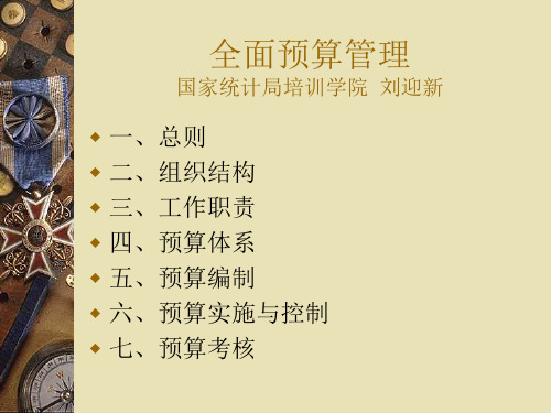 全面预算管理(ppt 12页)