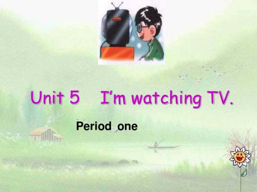 人教版七年级英语下册Unit 6 I'm watching tv.课件 Section A  1a -2c