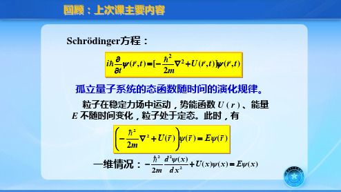 物理-粒子在一维无限深方势阱中的运动