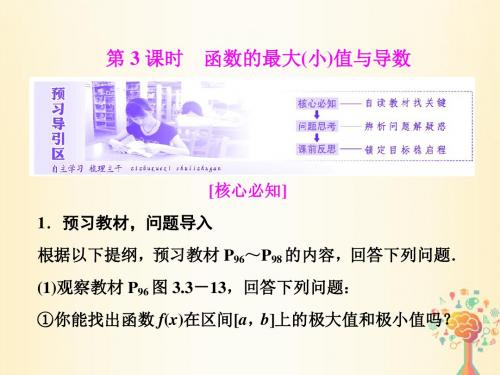 高中数学第三章导数及其应用3_3第3课时函数的最大小值与导数课件新人教A版选修1_1