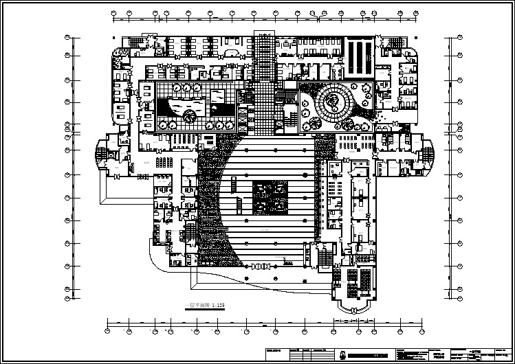 某地区人民医院门诊楼CAD平面施工图
