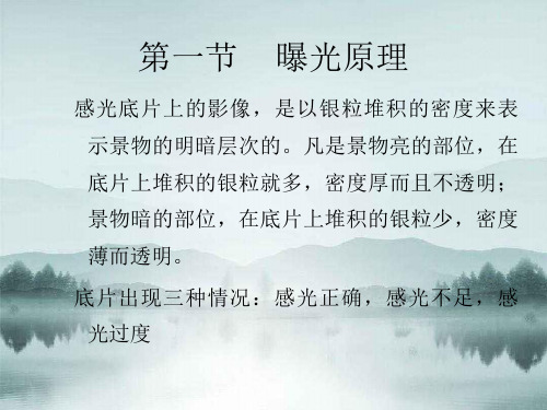 摄影基础教学课件：曝光与测光复习