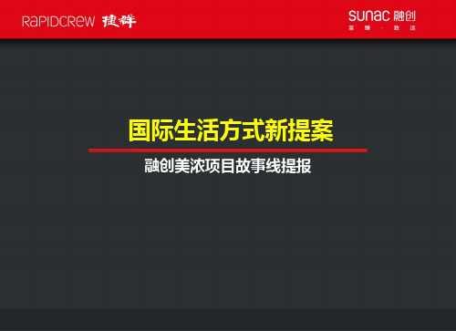 2019融创杭州美浓山地小镇故事线营销推广案