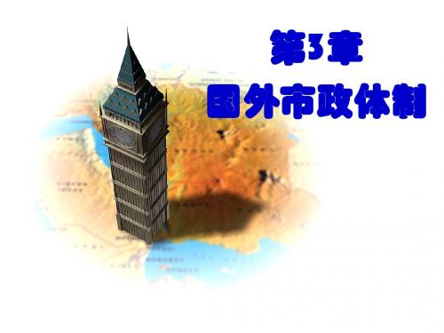 城市管理精品课件 3国外市政体制