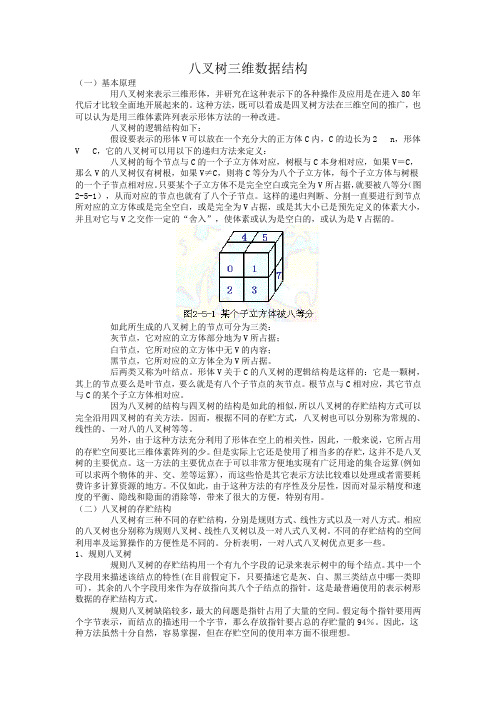 八叉树三维数据结构及示例程序