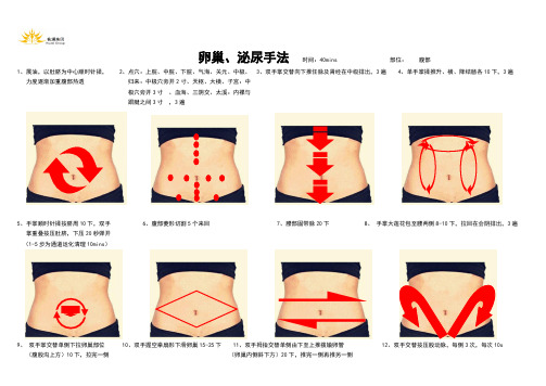 (腹部)卵巢、泌尿系统手法带图