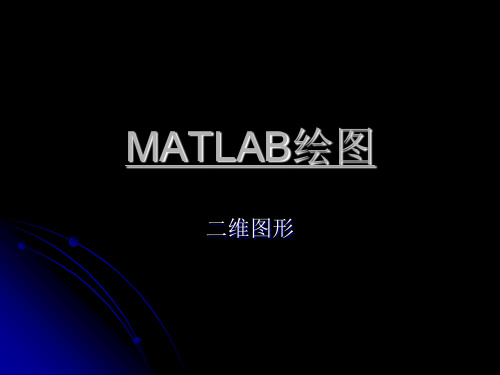 十节MATLAB绘图ppt课件