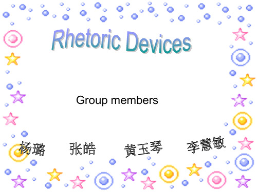 Rhetoric devices