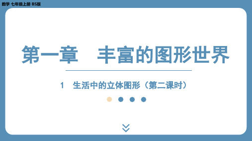 1.1生活中的立体图形(第二课时)【课外培优课件】+2024-2025学年北师大版数学七年级上册