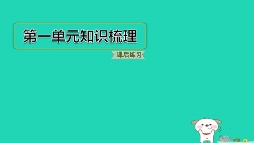 福建省三年级语文下册第一单元知识梳理pptx课件人教部编版