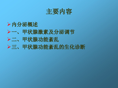 甲状腺功能检验莫ppt课件