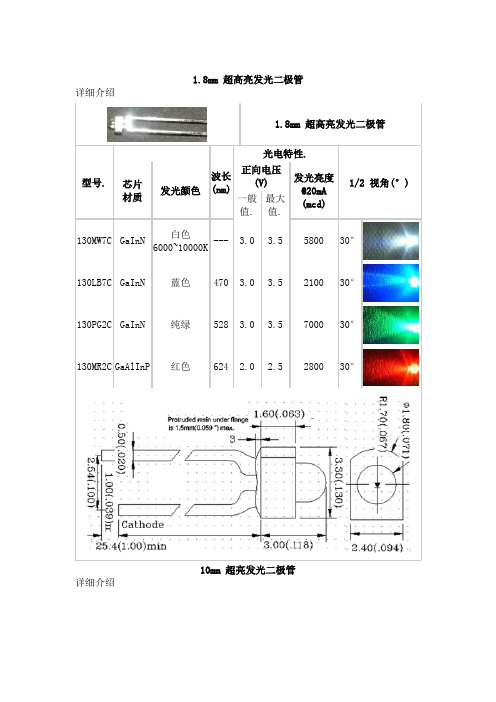 超高亮发光二极管