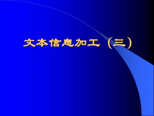 4.1.3-文本信息加工(三)