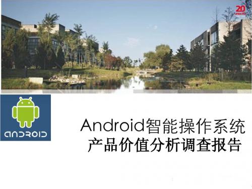 (完成素材)产品价值分析调查报告