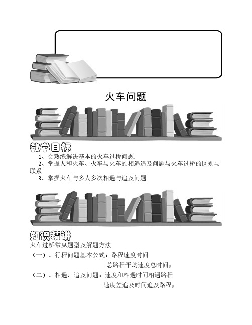 3-2-1_火车问题.题库教师版.doc