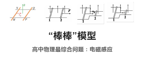 2024届高考物理二轮复习课件：棒棒模型