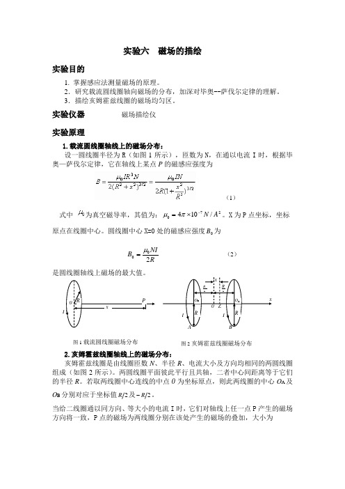 实验六磁场的描绘