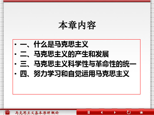 马克思主义哲学的课件共43页文档