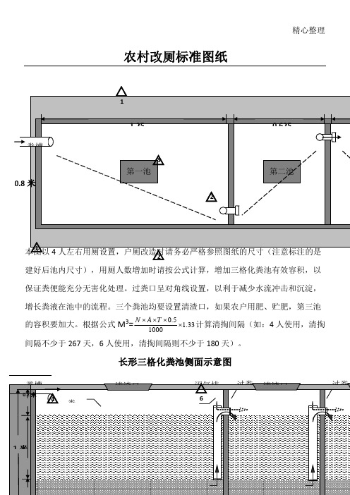 农村改厕准则图纸