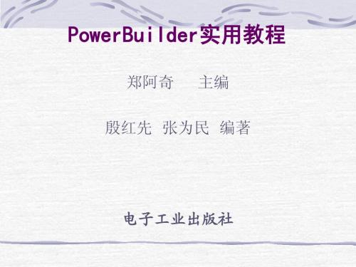 PowerBuilder实用教程