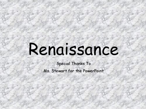 文艺复兴_【英文】_Renaissance__PPT