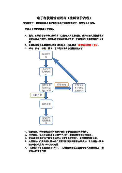 电子秤管理规范