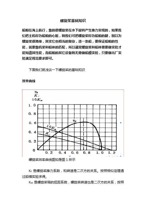 螺旋桨基础知识