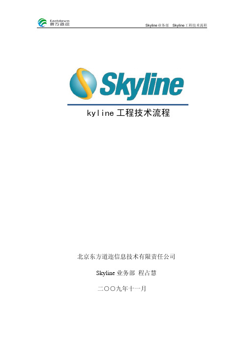 Skyline工程技术流程-czh