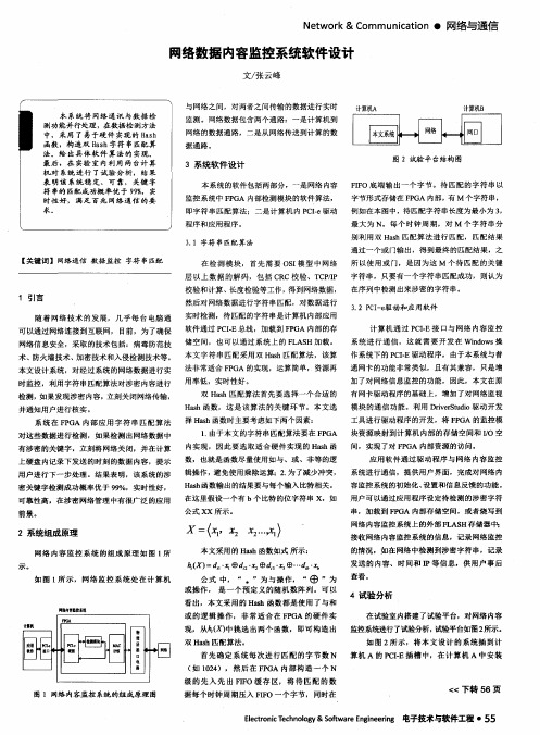 网络数据内容监控系统软件设计