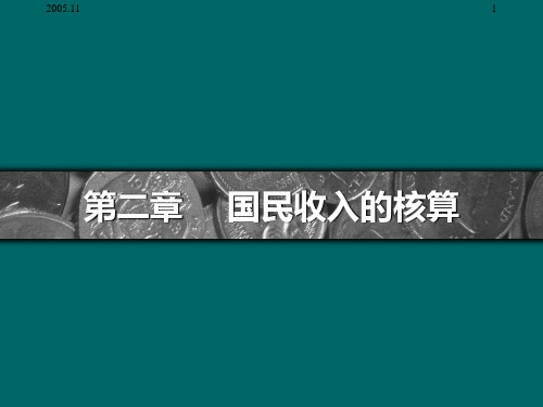 苏州大学企业管理资料第二章 国民收入的核算PPT课件