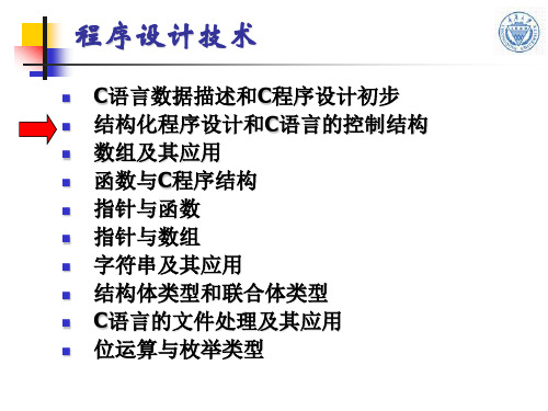 重庆大学C程PPT第二章