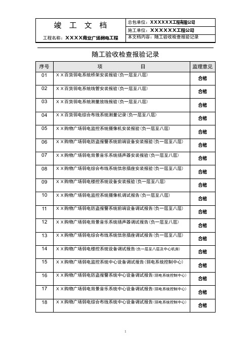 10_随工验收检查报验记录