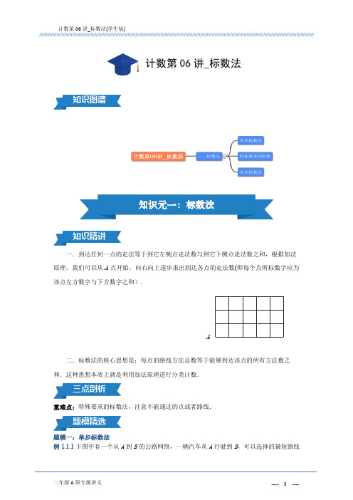 计数第06讲_标数法(学生版)A4