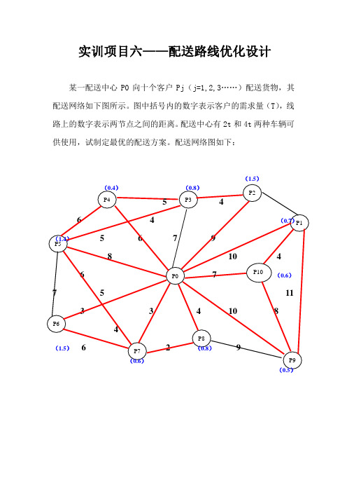 配送线路优化设计--第七组