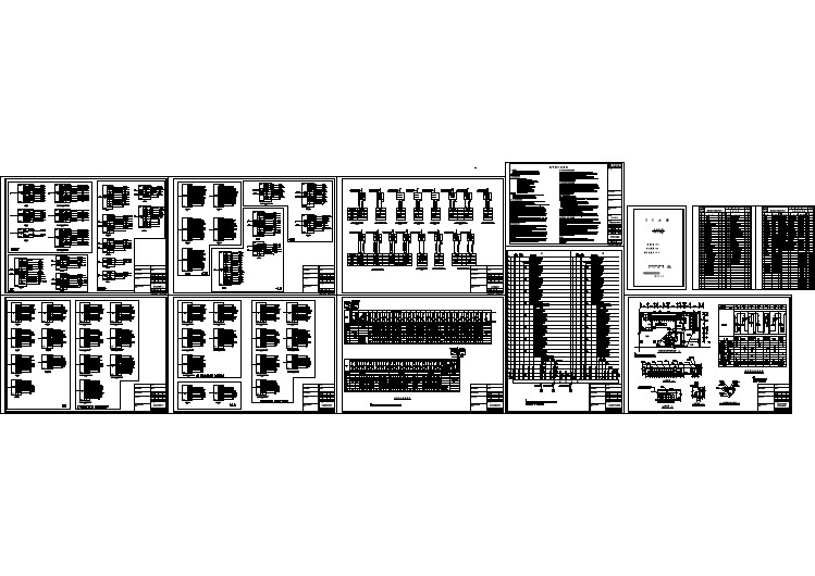 30层商住楼设计说明及高低压配电系统电气cad原理图