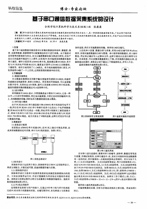 基于串口通信数据采集系统的设计