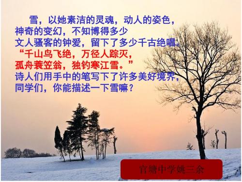 鲁迅《雪》课件.ppt