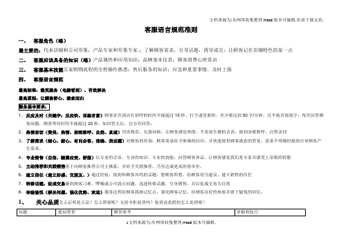 淘宝客服销售话术模板 (1)