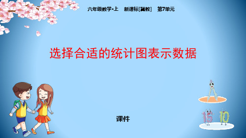 冀教版六年级上册数学《选择合适的统计图表示数据》扇形统计图研讨说课复习课件